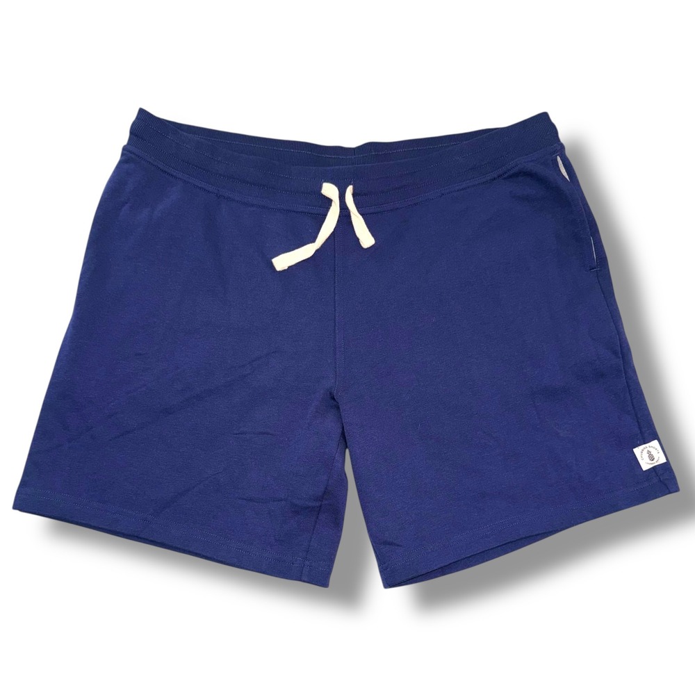 Chubbies Lounge Wear Navy Blue Sweat Shorts Men's 2XL 7 Inch Inseam Cotton Blend